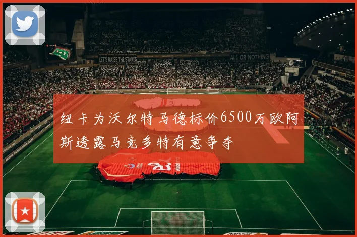 纽卡为沃尔特马德标价6500万欧阿斯透露马竞多特有意争夺